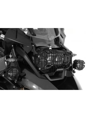 Scheinwerferschutz mit Schnellverschluss, für LED Hauptscheinwerfer, für BMW R1250GS/ Adventure, R1200GS (LC)/ Adventure (LC) *OFFROAD USE ONLY*