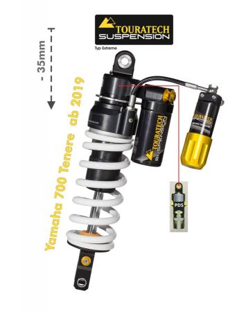 01-632-5871-0 Touratech Suspension Tieferlegung -35mm Yamaha 700 Tenere ab 2019 Typ Extreme
