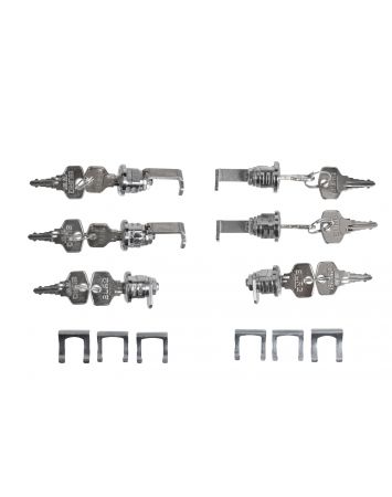 01-050-6000-0 ZEGA Evo Schlosssatz für 2 Koffer