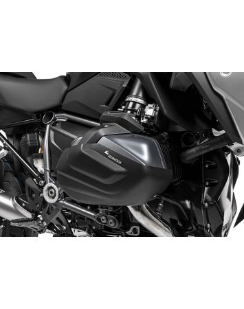 01-037-5132-0 Zylinderschutz / Ventildeckelschutz Aluminium schwarz (Satz) für BMW R1250GS / R1250R / R1250RS / R1250RT