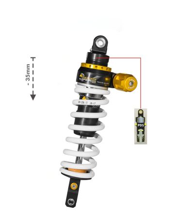 01-632-5865-0 Touratech Suspension Tieferlegung (-35mm) für Yamaha 700 Tenere (2019-) Typ Level2