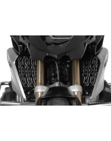 01-045-5013-0 Kühlerschutz Edelstahl, schwarz, für BMW R1250GS/ R1200GS (LC)/ R1200GS Adventure (LC)