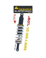Touratech Suspension Tieferlegung (-50mm) für BMW F800GS bis 2012 Typ *Level1*