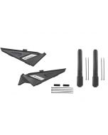 01-045-5437-0 Set Seitendeckel und Rahmenschutz klein für BMW R1250GS/ R1200GS (LC)/BMW R1200GS Adventure (LC), (links und rechts)