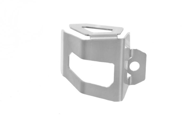 01-048-5031-0 Schutz Bremsflüssigkeitsbehälter hinten, für BMW F900GS/ Adventure, F850GS/ Adventure, F800GS (-2012)/(2024-), F750GS, F650GS(Twin), Edelstahl