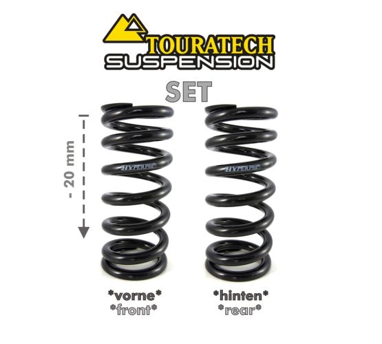 01-045-7444-0 Austauschfedern Tieferlegung -20mm für BMW R1200GS(LC) 2013-2016 „Original Federbeine mit BMW Dynamic ESA“