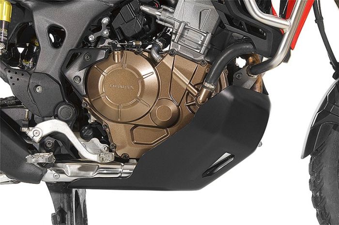 01-402-1003-0 Aktionsbundle 2 schwarz: Motorschutz *RALLYE EXTREME* + Sturzbügel für Honda CRF1000L Africa Twin