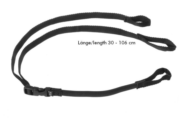 01-055-0421-0 Rokstraps Strap It™ Pack Adjustable *schwarz* 30-106 cm 2 St. mit Schlaufen