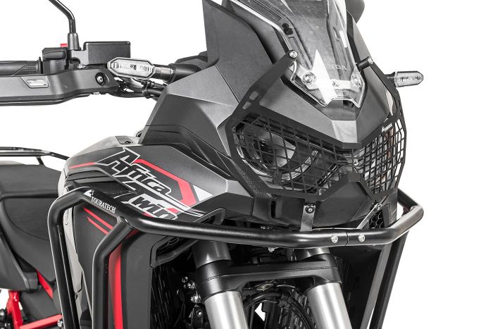 01-403-5096-0 Scheinwerferschutz schwarz mit Schnellverschluss für Honda CRF1100L Africa Twin  (-2023) 