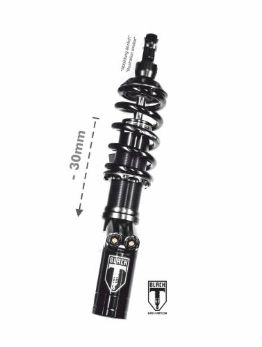 01-661-5823-0 BLACK-T Tieferlegung (-30mm) Stage3 mit Reservoir für Indian FTR 1200 / FTR 1200 S (2019-2021)