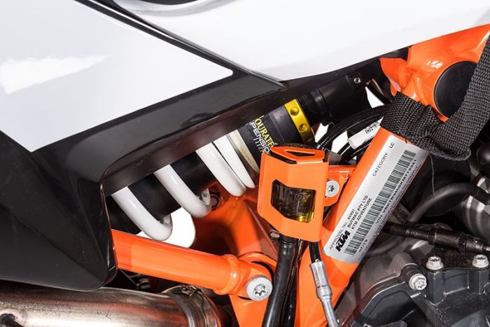 01-372-5030-0 Schutz Bremsflüssigkeitsbehälter, hinten orange für KTM 890 Adv/ Adv R/ 790 Adv / Adv R/ 1290 S Adv (2021-)/Husqvarna Norden 901