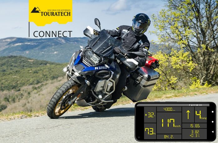 01-092-0010-0 Touratech Connect APP inkl. Hardware für BMW R1250GS/GSA/R/RS/RT,  BMW R1200GS/GSA (08/2015-)/R(02/2015-)/RS(alle)/RT(08/2014-)