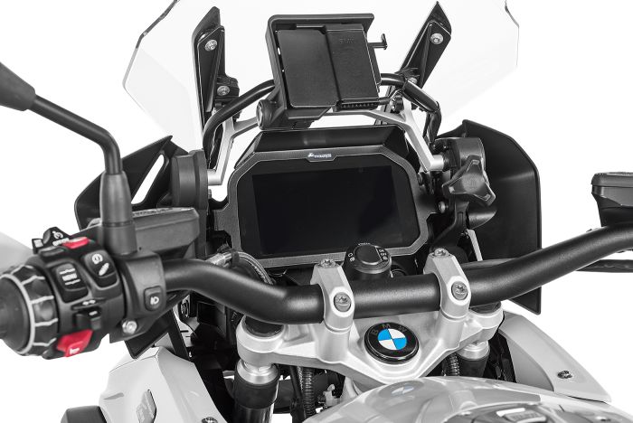01-037-5176-0 TFT Diebstahlschutz, Edelstahl, mit Sonnenblende für BMW R1250GS/ R1250GS Adventure/ R1200GS (LC) (2017-)/ R1200GS Adventure (LC) (2017-)