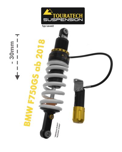 01-082-5861-0 Touratech Suspension Tieferlegung -30mm für BMW F750GS ab 2018 Typ Level2