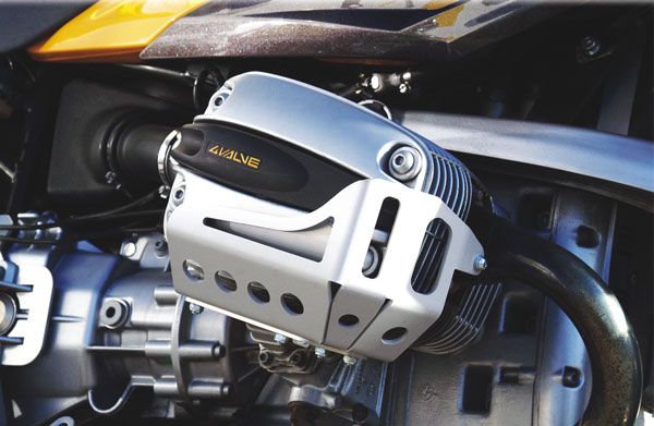 01-051-0508-0 Zylinderschutz / Ventildeckelschutz Aluminium spezial BMW R 850/1100/1150 GS