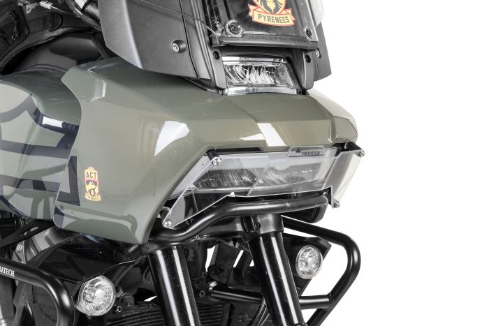 01-440-5090-0 Scheinwerferschutz Makrolon, mit Schnellverschluss  für Harley-Davidson RA1250 Pan America *OFFROAD USE ONLY*