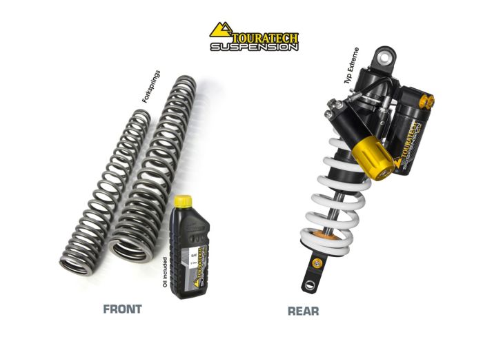 01-632-5879-0 Touratech Suspension WTE Extreme-SET mit Gabelfedern für Yamaha Tenere 700 ab 2019