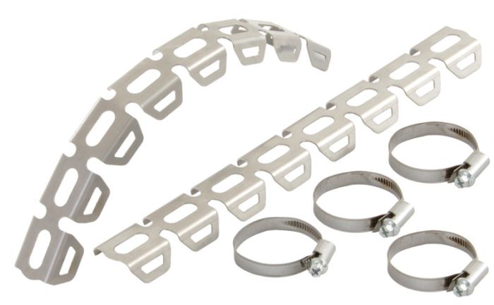 01-048-0132-0 Krümmerschutz flexibel Universal, 35-42mm z.B. für BMW F900/F850/F800/F700/F650(Twin), Yamaha XT660/ XT1200Z