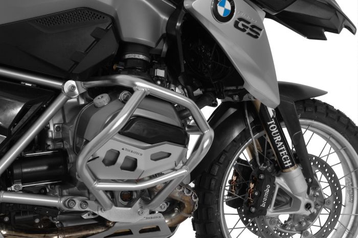 01-045-5130-0 Zylinderschutz / Ventildeckelschutz Alu natur, für BMW R1200GS ab 2013/ BMW R1200RT ab 2014/ BMW R1200R ab 2015/ BMW R1200RS