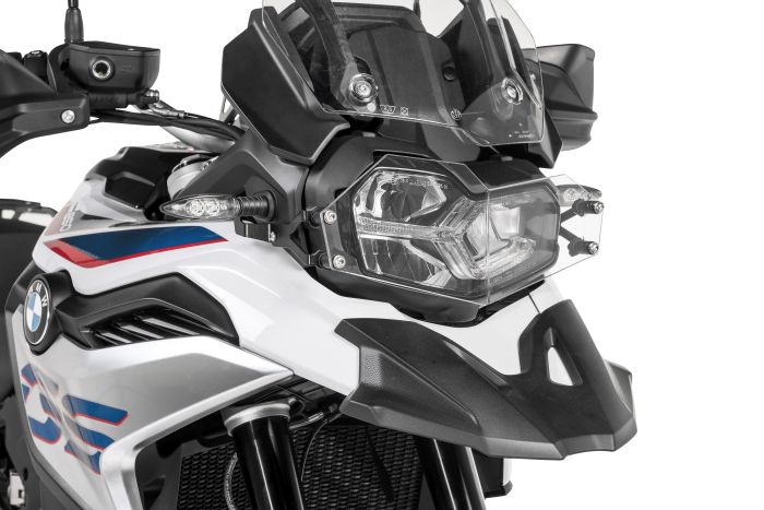 01-082-5090-0 Scheinwerferschutz Makrolon mit Schnellverschluss für BMW F850GS / F800GS (2024-)/ F750GS *OFFROAD USE ONLY*