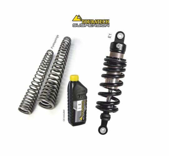 01-300-5840-0 Touratech Suspension Tieferlegung Gabelfedern und E1 Federbein -50mm für BMW G310 2017-2023