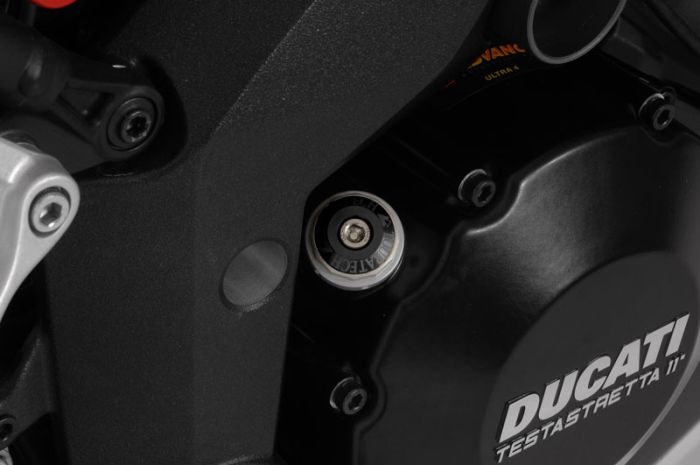 01-620-0020-0 Stopfen für Öleinfüllöffnung, schwarz eloxiert für Ducati Multistrada 1200