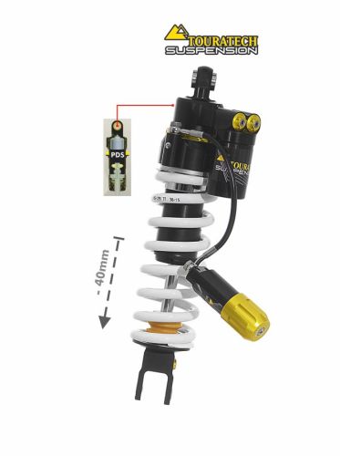 01-403-5878-0 Touratech Suspension Tieferlegung -40mm Honda CRF1100L Adventure Sports (ohne EERA) ab 2020 Typ Extreme