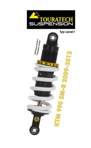 01-058-0045-0 Touratech Suspension Federbein für KTM 990 SM-R (2009-2012) Typ Level1