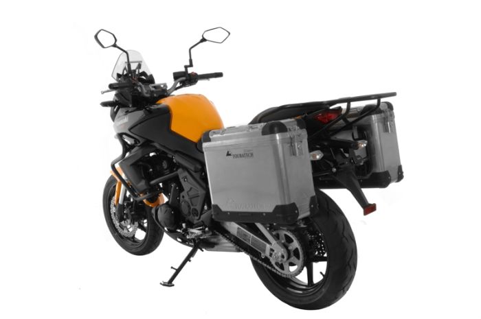 01-408-5750-0 ZEGA Pro Koffersystem 31/31 Liter mit Stahlträger schwarz für Kawasaki Versys 650 (2010-2014)