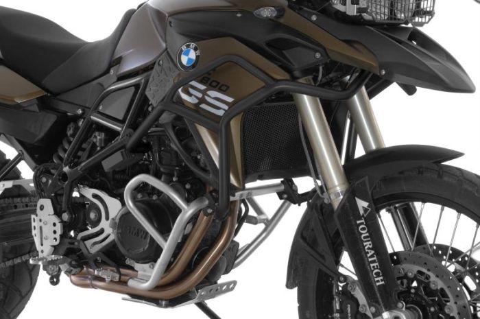 01-048-5160-0 Sturzbügelerweiterung für BMW F700GS/BMW F800GS ab 2013, Edelstahl in schwarz