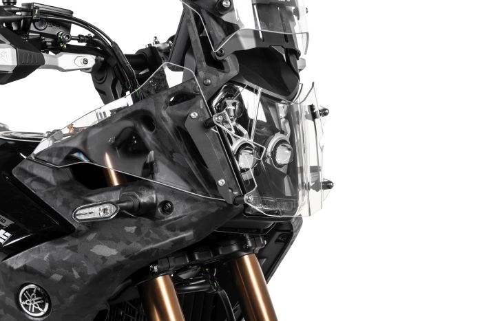 01-632-5091-0 Scheinwerferschutz Makrolon mit Schnellverschluss für Yamaha Tenere 700 World Raid *OFFROAD USE ONLY*