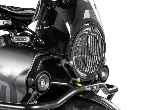 01-414-5095-0 Scheinwerferschutz mit Schnellverschluss für Husqvarna Norden 901 *OFFROAD USE ONLY*