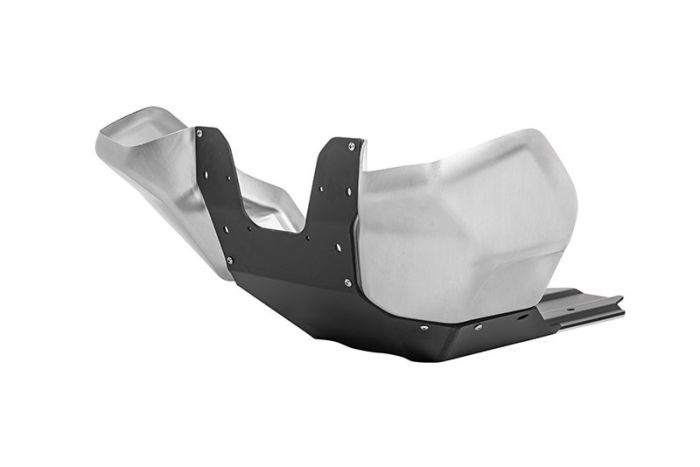 01-372-5138-0 Motorschutz RALLYE Evo, Alu schwarz/ Alu Natur für KTM 790 Adventure/ 790 Adventure R
