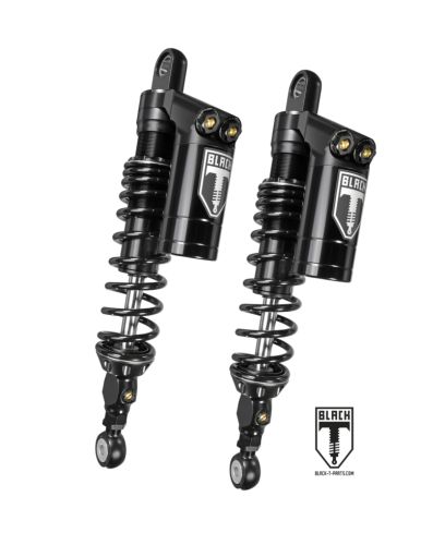 01-423-5866-0 BLACK-T Stereo Federbein Set Stage3 mit Reservoir und Längenjustierung für Triumph Speed Twin ab 2019