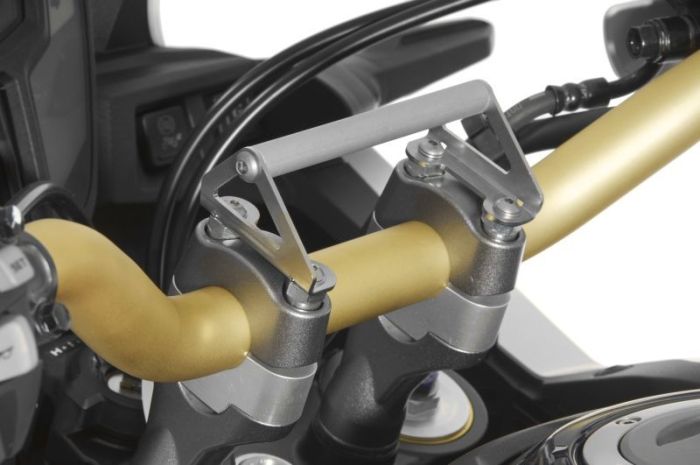 01-402-5411-0 GPS-Anbauadapter auf Lenkerklemmung mit Schrauben für Lenkererhöhung 20 mm, Honda CRF1000L Africa Twin , für Navi-Halter