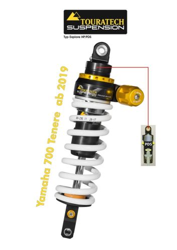 01-632-5860-0 Touratech Suspension Federbein für Yamaha 700 Tenere (2019-) Typ Level2