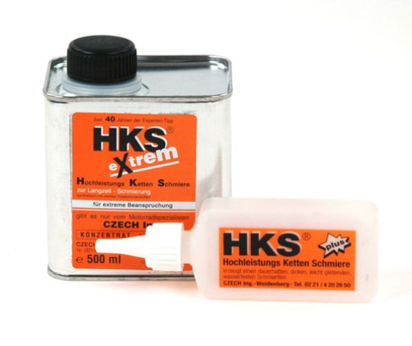 01-400-0207-0 Ketten-Schmierung HKS EXTREME, 500 ml Dose 500 ml inklusive Aufträufler