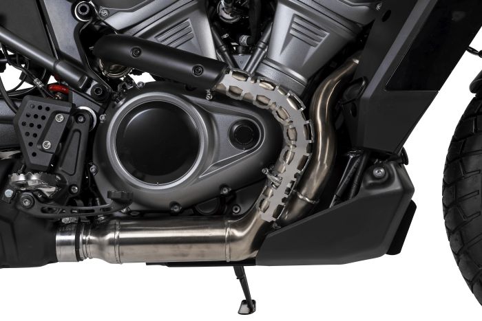 01-440-5065-0 Krümmerschutz Edelstahl für Harley-Davidson RA1250 Pan America