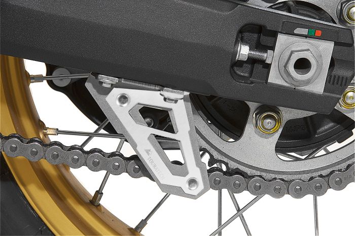 01-402-5306-0 Kettenschutzfinne, alu natur eloxiert, für Honda CRF 1000L Africa Twin/ CRF1000L Adventure Sports