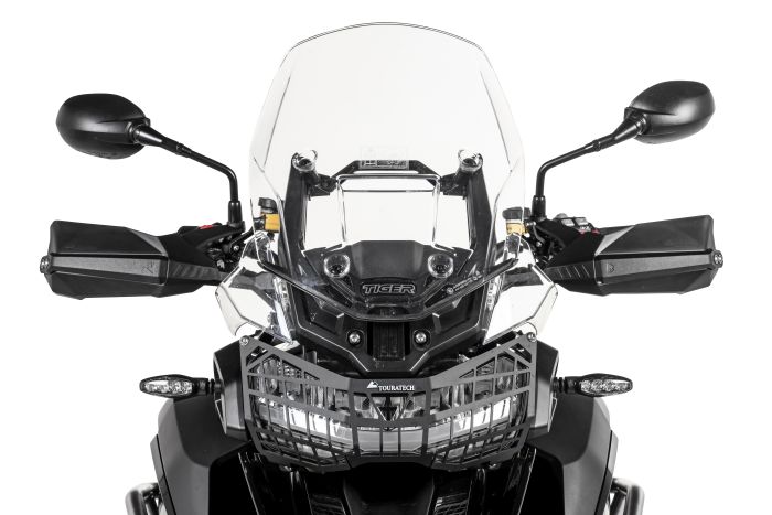 01-424-5661-0 Handprotektoren DEFENSA Expedition, schwarz, für Triumph Tiger 1200 (-2022)