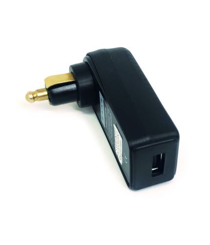 01-030-0230-0 Rechtwinkliger USB-A Ladestecker für DIN Steckdose Quick Charge