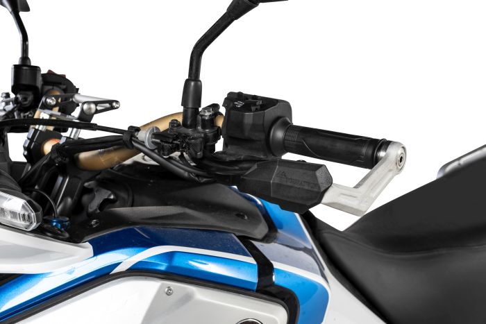 01-403-5655-0 Handprotektoren DEFENSA Leverguard, silber, Honda CRF1100L Africa Twin /  CRF1100L Adventure Sports