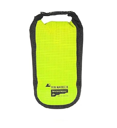 01-055-3143-0 Zusatztasche High Visibility, Größe S, 2 Liter, gelb/schwarz, by Touratech Waterproof made by ORTLIEB