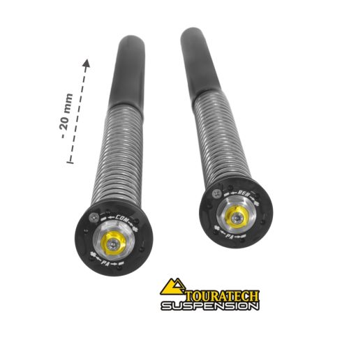 01-421-5871-0 Touratech Suspension Tieferlegung -20mm Cartridge Kit fuer Triumph Tiger 900 Rallye Pro (2020-)