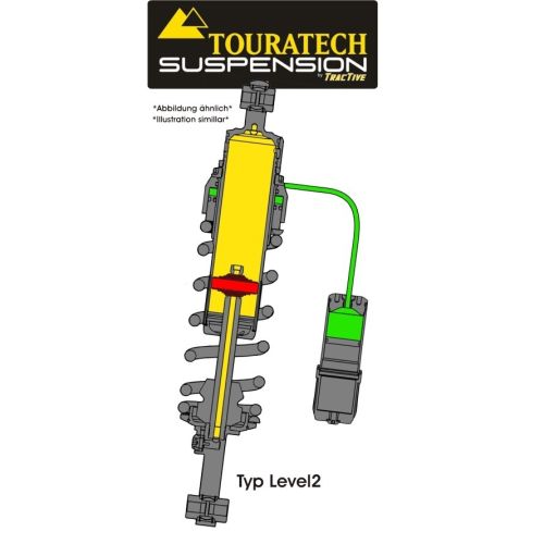 01-058-0012-0 Touratech Suspension Federbein fuer Honda XRV 750 Africa Twin (1993-) Typ Level2