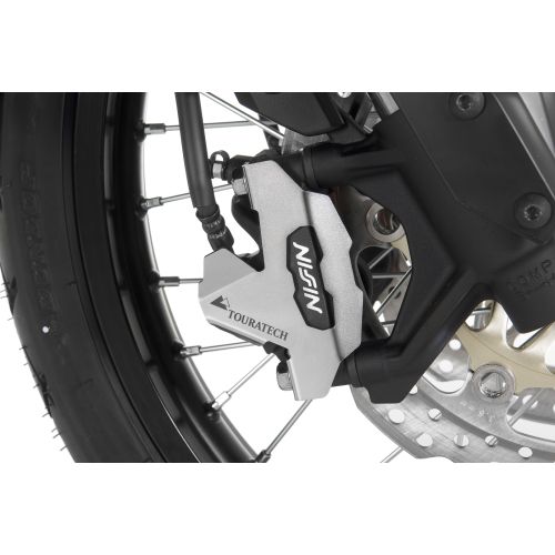 01-402-5498-0 Bremssattelschutz vorn (Set), Edelstahl, fuer Honda CRF1100L Africa Twin / CRF1100L Adventure Sports / CRF1000L Africa Twin / CRF1000L Adventure Sports