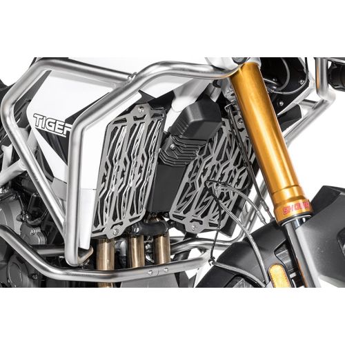 01-421-5015-0 Kuehlerschutz schwarz fuer Triumph Tiger 900