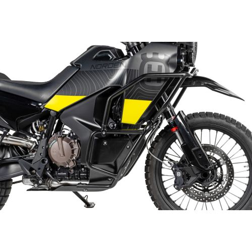 01-414-5163-0 Verkleidungsschutzbuegel Edelstahl, Schwarz fuer Husqvarna Norden 901