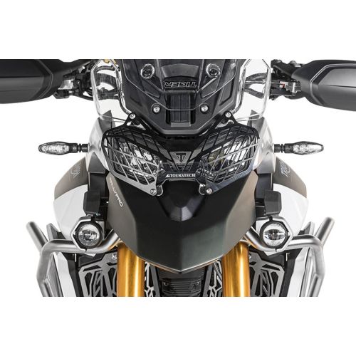 01-421-5095-0 Scheinwerferschutz schwarz mit Schnellverschluss fuer Triumph Tiger 900 *OFFROAD USE ONLY*