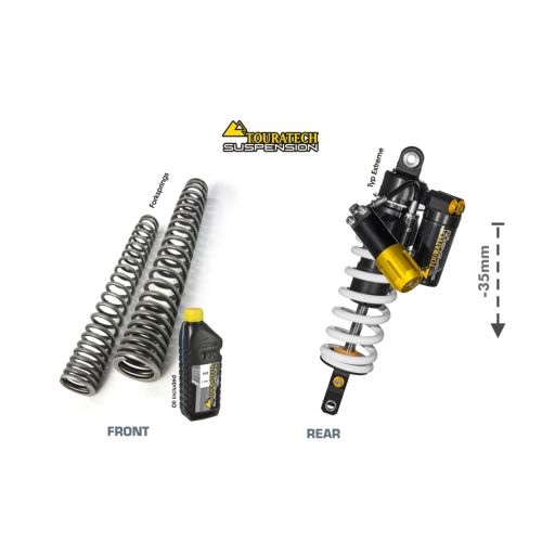 01-632-5866-0 Touratech Suspension WTE Extreme-SET Tieferlegung -35mm fuer Yamaha 700 Tenere (2019-2024)